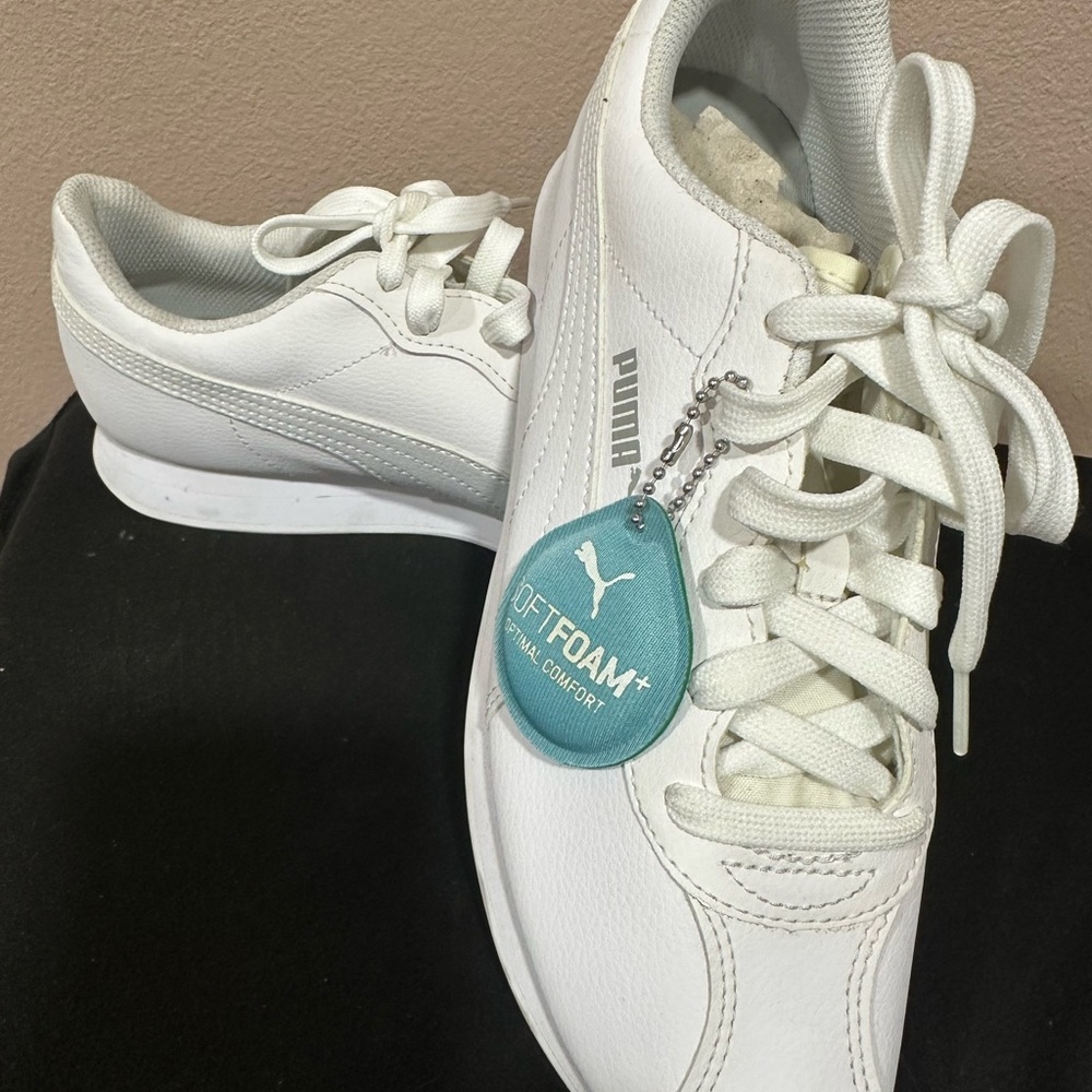 Puma White SoftFoam+ Comfort Sneakers